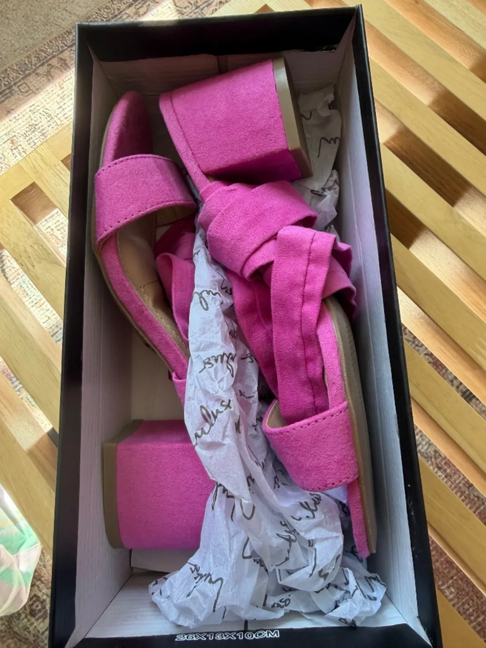 Alta Orchid Suede Lace-Up Heels 6.5 NWT